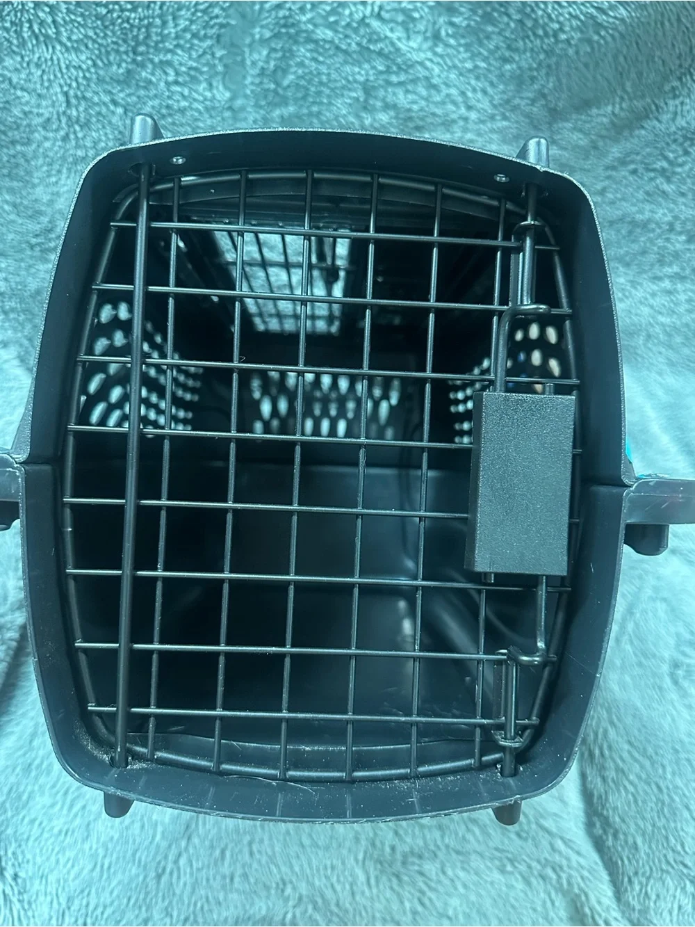 Black 2-Door Small Pet Kennel